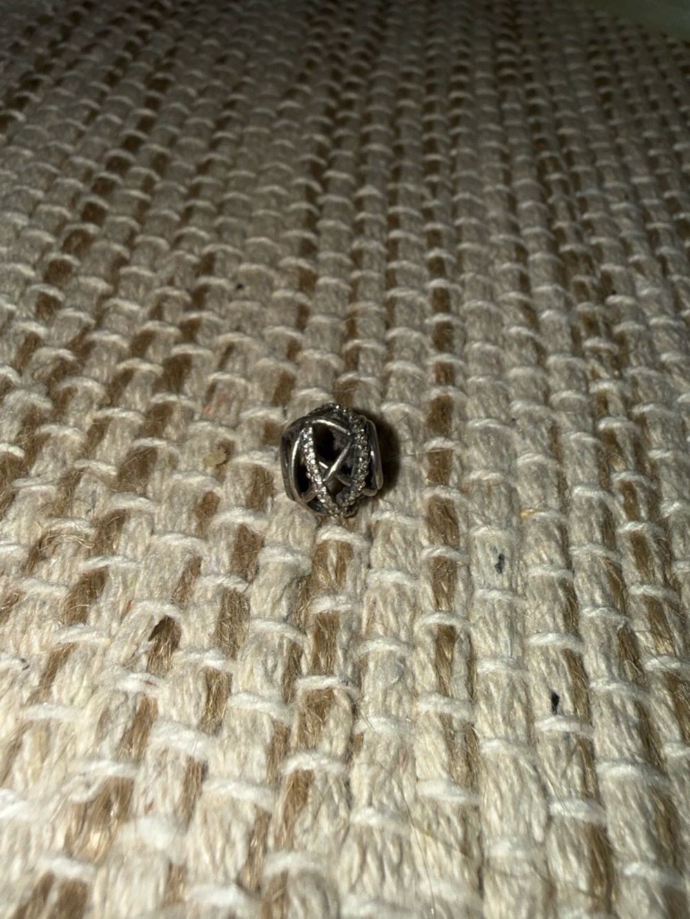 Pandora Silver Crisscross Charm
